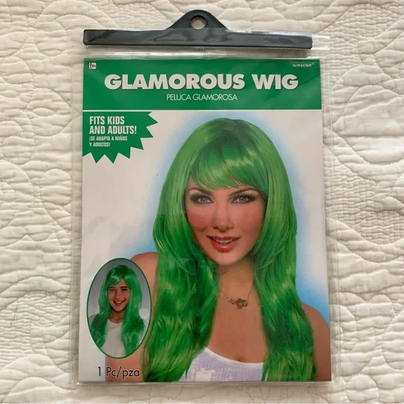 Accessories | Green Goddess Glamorous Wig | Poshmark display picture 3